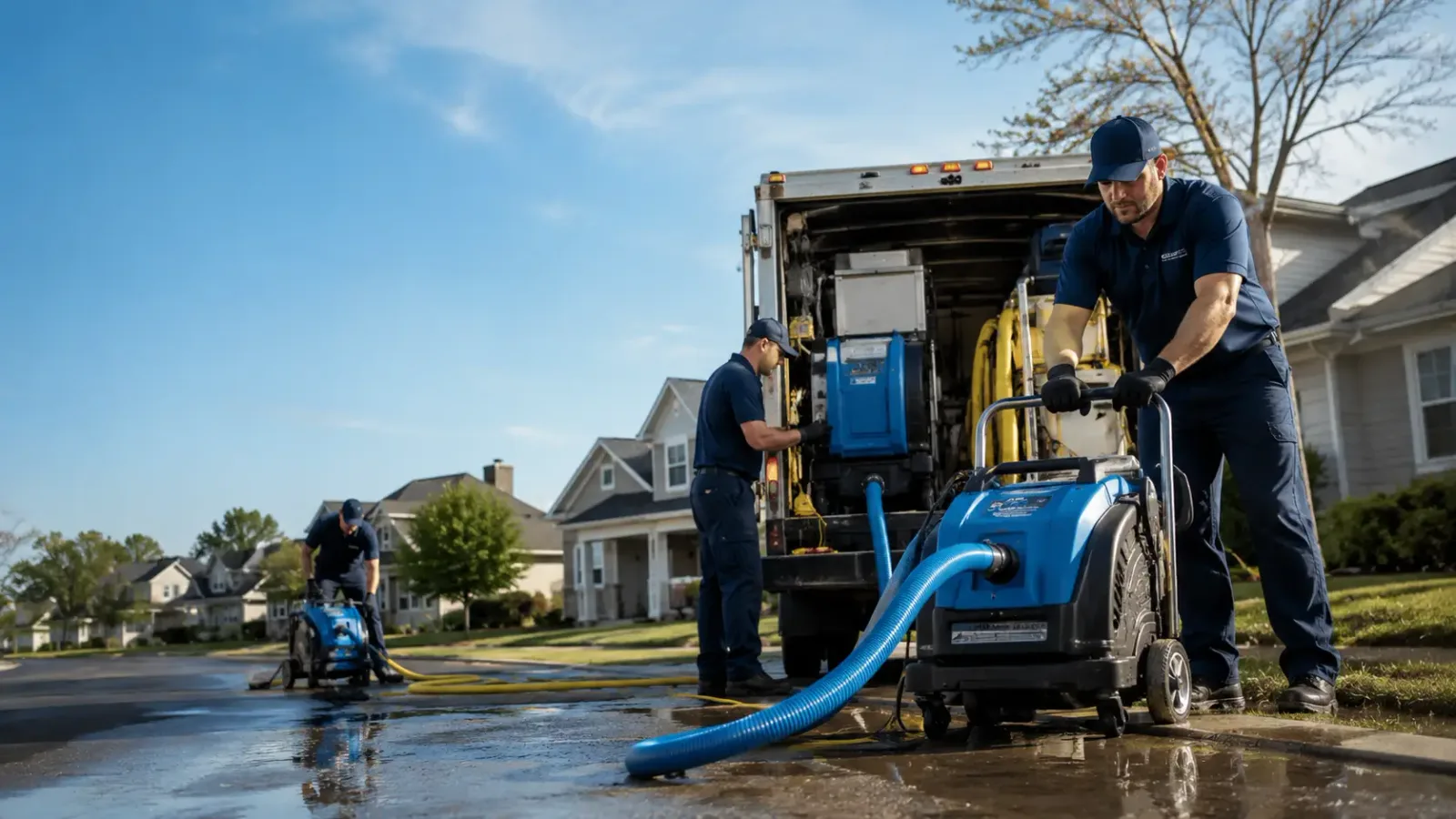 Flood Damage Cleanup in Russia, OH